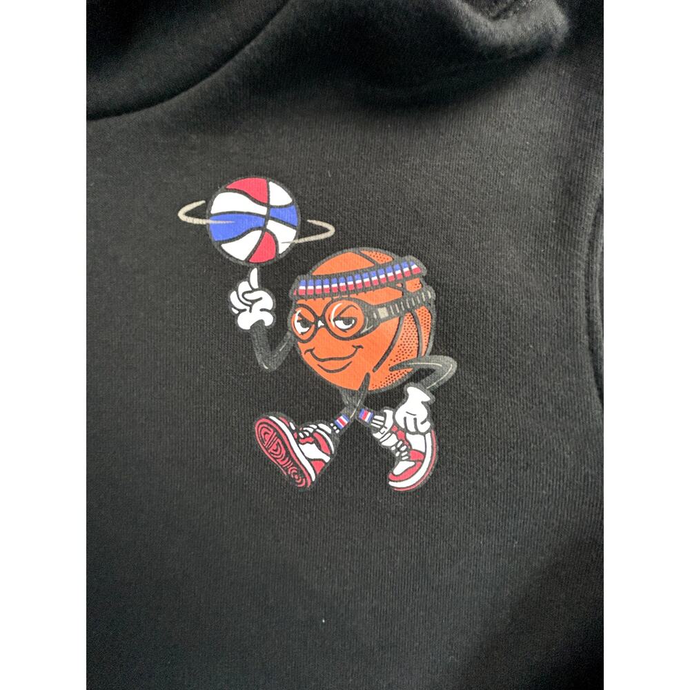 Harlem Globetrotters LCKR Hoodie Kids Hoodie Large Black Basketball Pullover - Picture 3 of 9